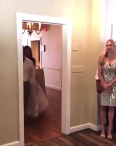 The moment when you are getting defeated by a door frame