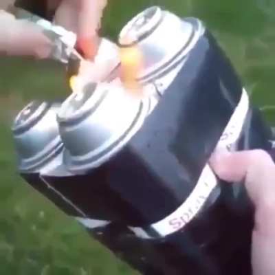 When fireworks just aren't enough to celebrate New Years.