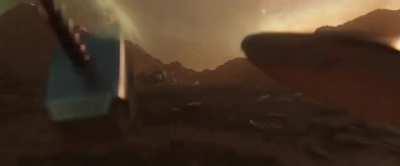 VFX Test - Proxima Midnight steals Captain America's Shield [0:23]