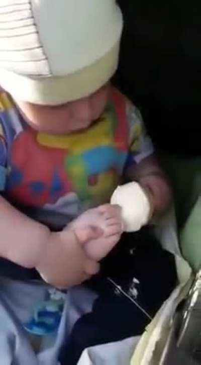 how to eat ice-cream