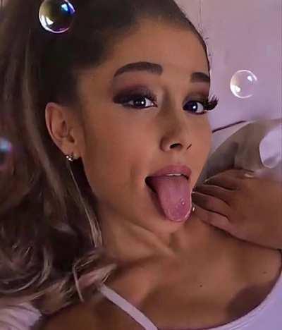 Ariana tempting...