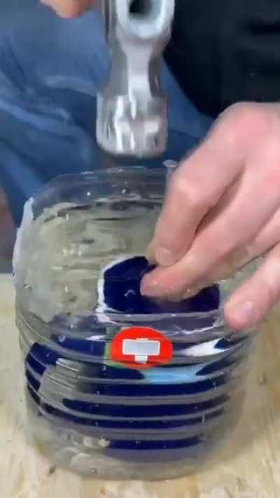 This is called the Rehbinder effect, which in physics is the reduction of the hardness and ductility of a material by a surface-active molecular film.