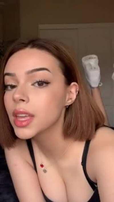 Her new tik tok, happy new year!