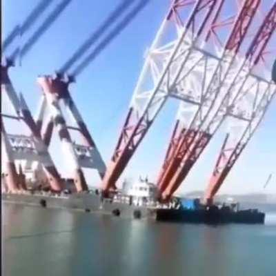 The world's largest floating crane, the 