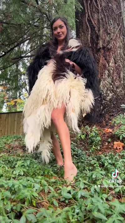 Naked under all that fur