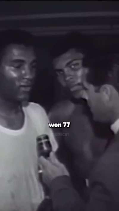 To stop Muhammad Ali from interrupting an interview