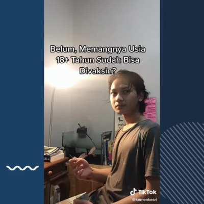 Dari akun TikTok resmi Kementrian Kesehatan Republik Indonesia