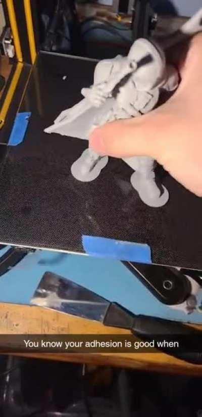 You know your adhesion is good when