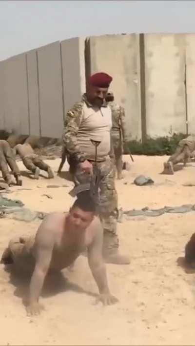 Iraqi military training :O