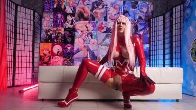 Zero Two from Darling in the Franxx(Purple Bitch)