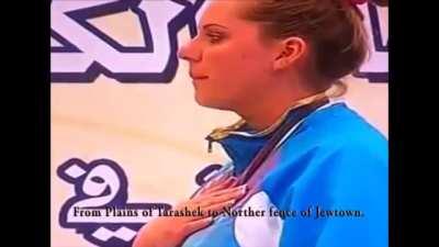 Borat's version of Kazakhstan national anthem played at a sporting event in Kuwait.