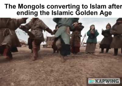 I might be related to the the great Khan;