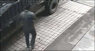 Never bring a knife to a tire fight