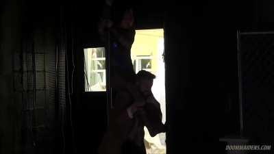 Spider Queen VeVe Lane's headscissors ambush of detective Howl