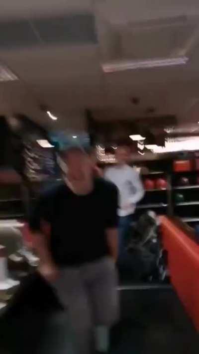 I'm surprised he didn't get kicked out