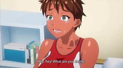 girl peeing animated