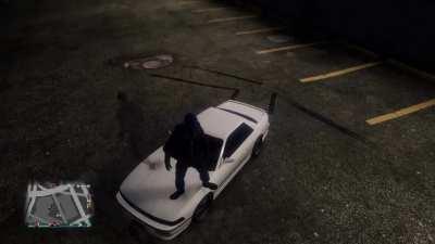 The animation is messed up for sliding across the Silvia. (This happens 100% of the time)