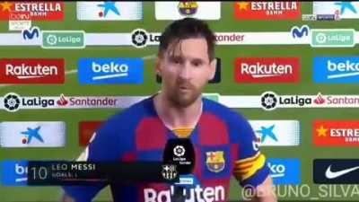 Fala do Messi após derrota do Barcelona pro Bayern