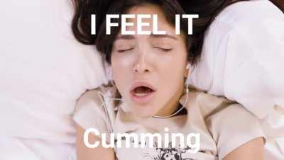 I feel it cumming