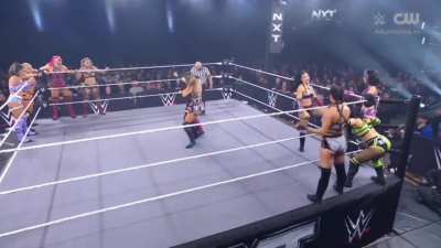 Cora's in tag team action! Can her team get the win?