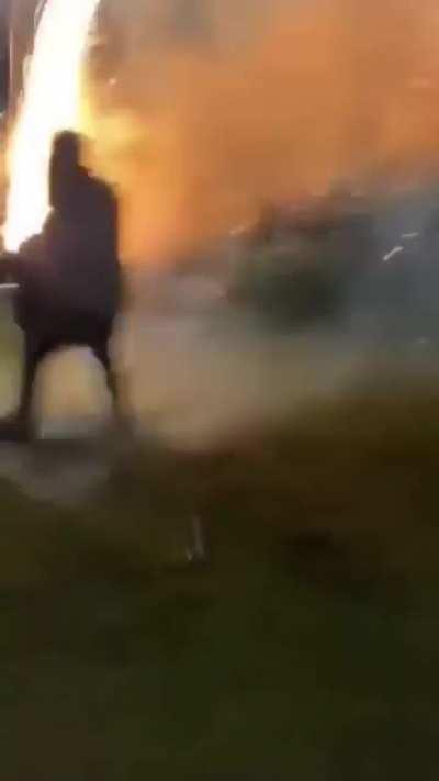 Playing with fireworks