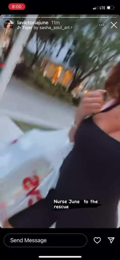 Wait.. is she pregnant? 😳 her stomach is poking out a little