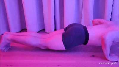 27[M] My gym teacher always told me to put my ass down when I was doing pushups - if it goes any lower my cock presses into the ground every rep though