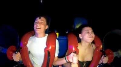 Accidentally flashing hot tits in white bra