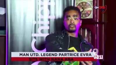 Evra shares SAF's team talk before the 2008 Champions League final