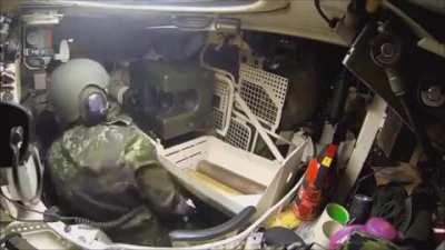 Inside a Tank: Leopard 1A5 Tank reloading