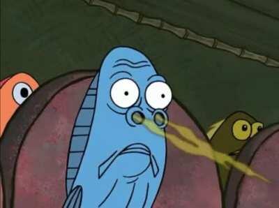 8 year old me smelling my hand after i put hand sanitizer at school