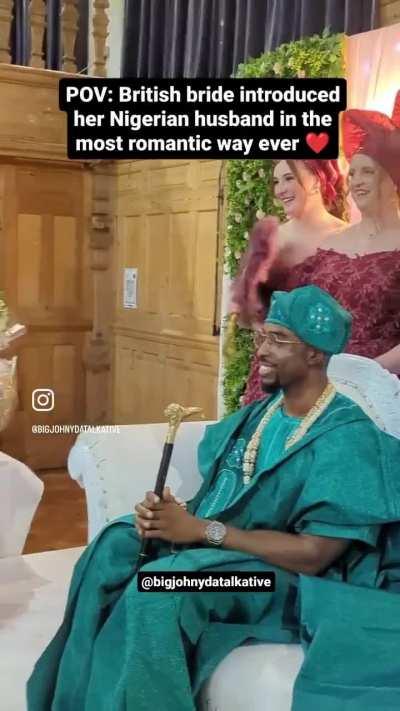 Embracing the culture and embracing her husband