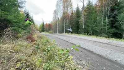 Rally spectators are beyond crazy