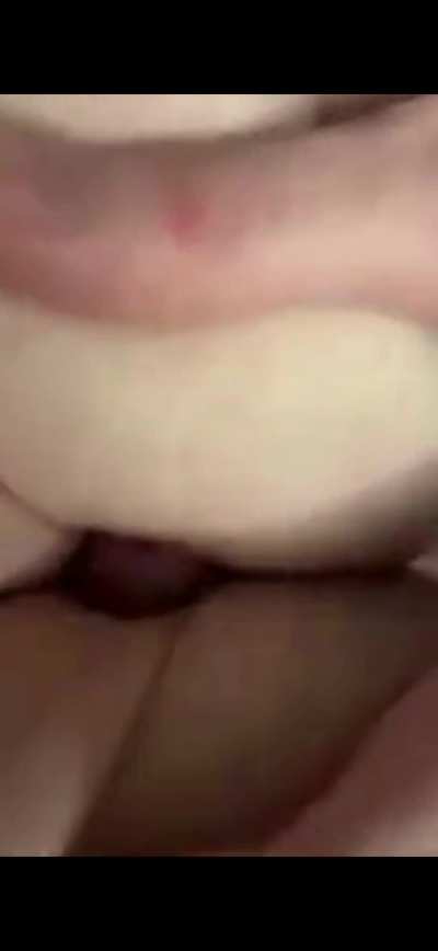 My wife's tits? Yes! My cock? No!!! It's a friend's cock who really wanted to cum between her big, natural tits.