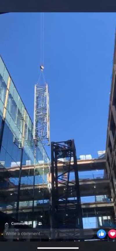 Incompetent crane operator, just keeps getting worse