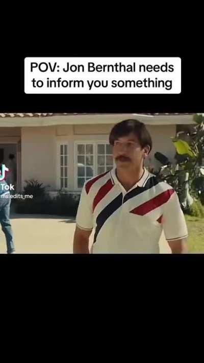 Jon Bernthal , the man who tells you something