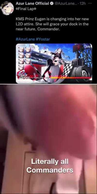 I know every commander is going to be tempted at the very least