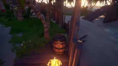 Athena secured thanks to the Barrel Tuck emote.