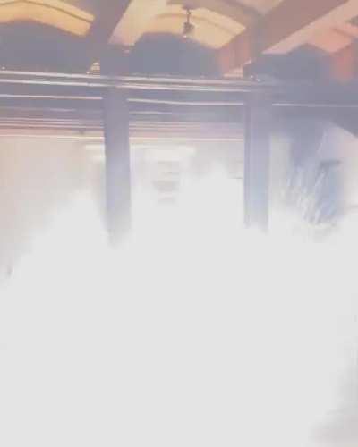 New York Citi Bike explodes on subway tracks after being hit by oncoming train (20 September 2021)