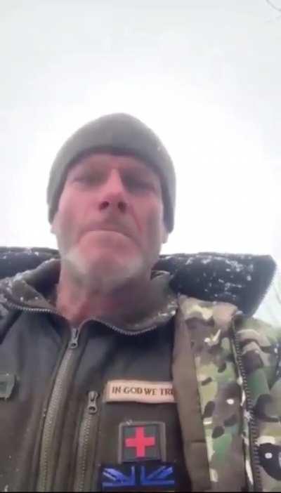 UA POV: British citizen and prominent combat medic Peter Fouche has just been killed on the Chasiv Yar frontline. A few months ago he recorded a video bemoaning the crumbling Ukrainian frontlines and the 'termination and extermination' of the Ukrainian si