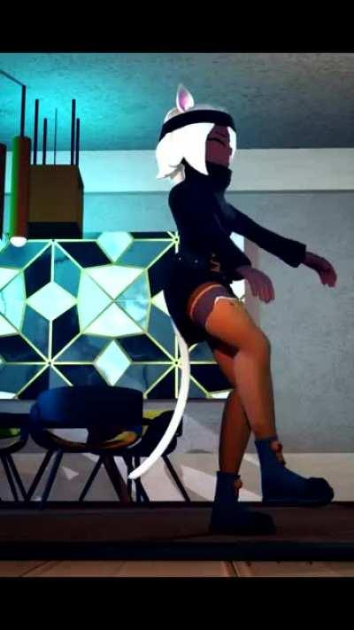 Posting a video of Whisk dancing to a random song until Murder Drones comes out - Day 9