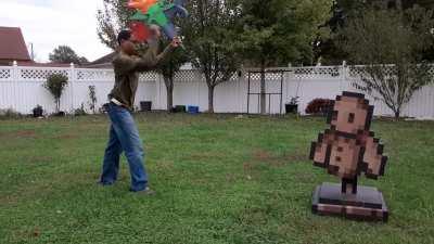 My horseman's blade in action for Halloween