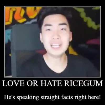 love or hate ricegum but he's spitting!