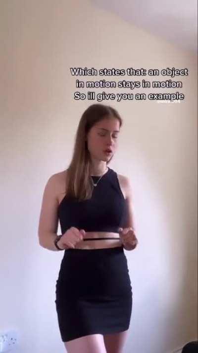 Newton's first law of motion