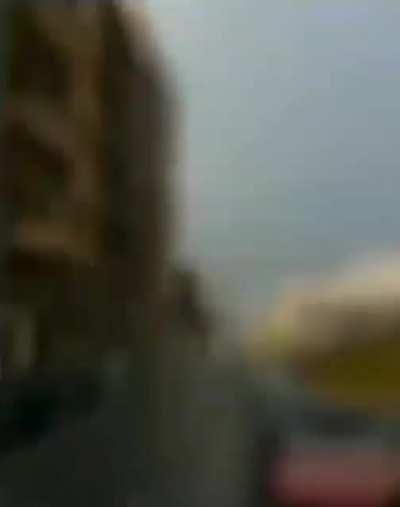 What an explosion looks like up close