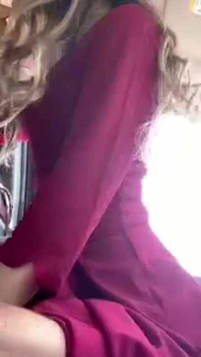 The way her body moves under her bridesmaid dress