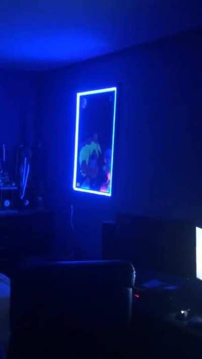My poster came in and I built a UV light frame what do you guys think?