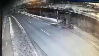 Railbus hits van in Hungary, derails and flips. 5 die, 11 injured. Happened today.