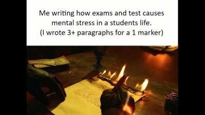I legit wrote 3-4 paragraphs for this question. It's not about losing or gaining 1 mark, it is about sending a message.