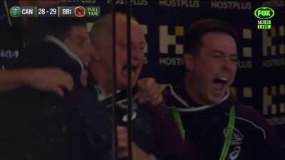 Madge's Reaction to Ben Hunts Game Winning Field Goal